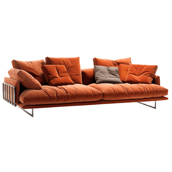 Modern Fabric Arm Chair - Image 5