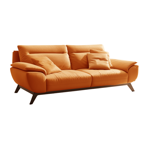 Top-Grain Leather Sofa - Image 4