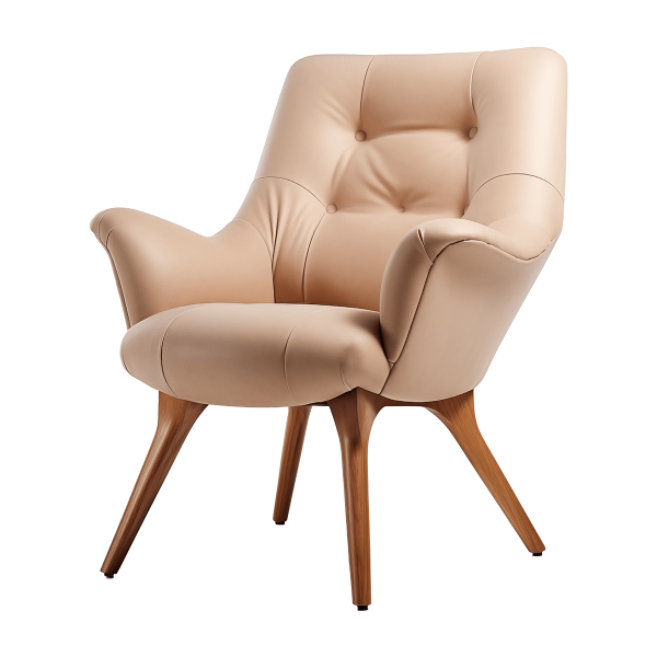Modern Armchair with Lumbar - Image 4